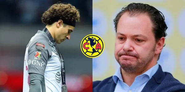 Parece que Santiago Baños ya no confía en Guillermo Ochoa para portero del América
