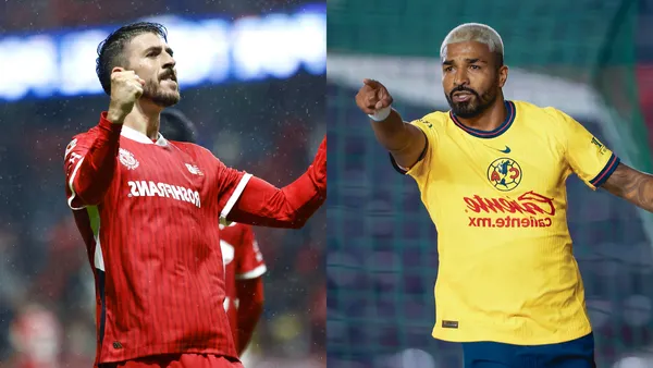 Paulinho y Aguirre | Fotos: @TolucaFC y @ClubAmerica