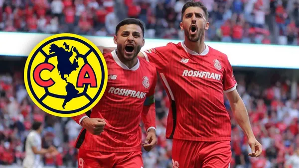 Paulinho y Alexis Vega en Toluca (Foto: MEXSPORT)