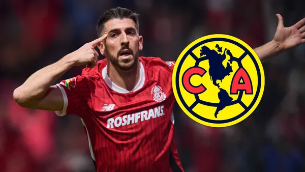 Paulinho y escudo del Club América (Foto: MEXSPORT)