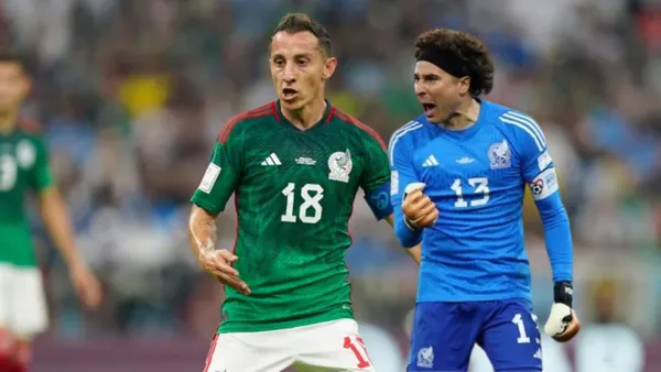 Pedrada de Guardado a Ochoa