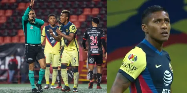 Pedro Aquino llegó a anotar un polémico gol, en el cotejo América vs Xolos, y hay argumentos que mencionan que debía ser anulado.