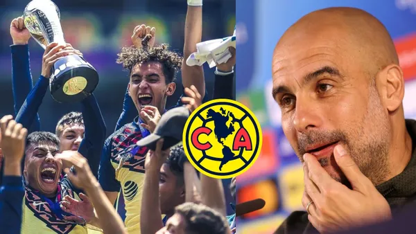 Pep Guardiola, entrenador del Manchester City, tienen su cabeza El recuerdo de un canterano americanista hay que consideraría ficharlo