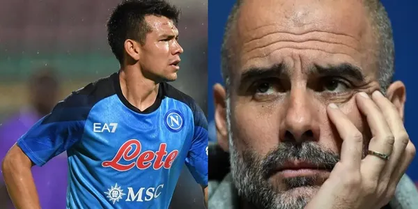 Pep Guardiola y los elogios hacia Hirving Lozano en plena Champions League