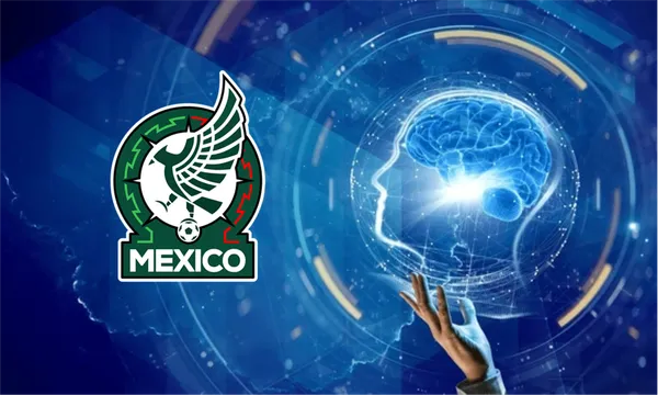 Perfil de un cráneo y dentro de este un cerebro, junto a él escudo de la selección / Shutters Stock