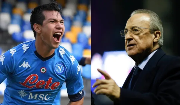Pese a la derrota, Hirving Lozano fue la mejor pieza del Nápoli. Florentino Pérez pudo ver al mexicano durante la supercopa de Italia.