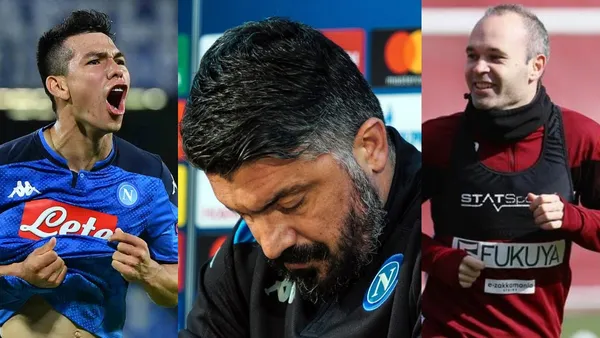 Pese a los rechazos de Gennaro Gattuso, ponen al volante mexicano Hirving Lozano a la altura de Andrés Iniesta.