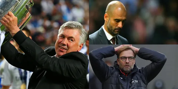Pese a que Guardiola y Klopp brillan en Premier y Champions League, Ancelotti les da una lección y está cerca de alcanzar una histórica marca