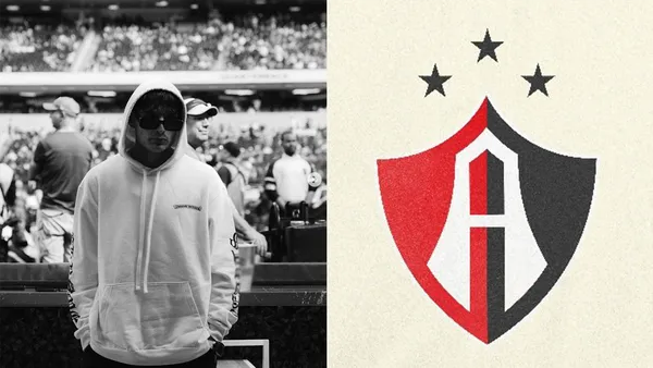 Peso Pluma reaccionó a la victoria del Atlas sobre Chivas | Foto: IG @pesopluma