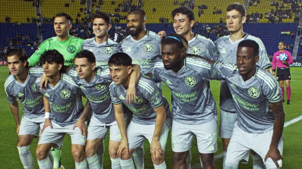 Plantilla del Club América ante San Luis