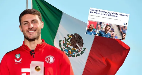 Por medio de un video, Santiago Giménez demostró cuán identificado está con México y la cultura futbolera.