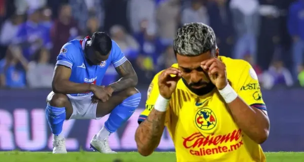 Postal en la que Ditta sufre la eliminación ante América (Fuente: Mexsports)