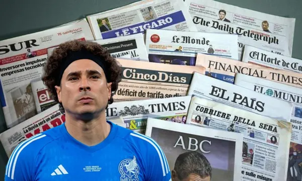 Principales diarios internacionales y a la izquierda, Guillermo Ochoa / Dirconfidencial