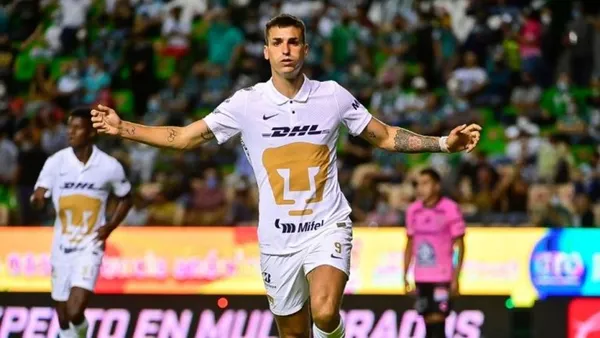 Pumas no aceptaría menos de 6 millones de dólares por Dinenno, quien interesa a algunos clubes de la Liga MX.