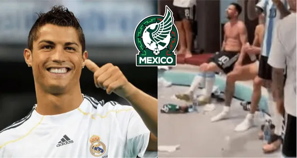 Qué distintos que son. Lionel Messi pisó la camiseta del seleccionado mexicano en el camerino. Cristiano Ronaldo y lo que hizo para honrarnos.