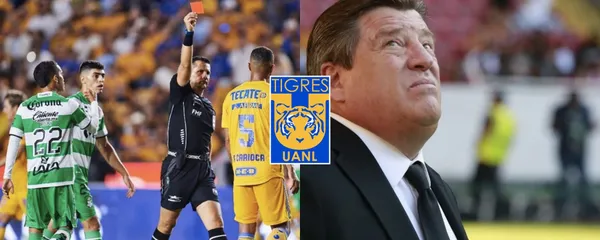 Rafael Carioca terminó expulsado en el Tigres vs Santos y destapan por qué fue culpa de Miguel Herrera.