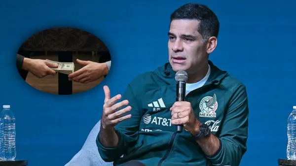 Rafael Márquez durante el 2do Congreso de Fútbol Formativo