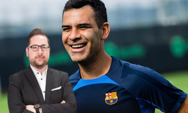 Rafael Márquez en una práctica del Barcelona de España (Fuente: Barcelona)