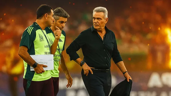 Rafael Márquez y Javier Aguirre