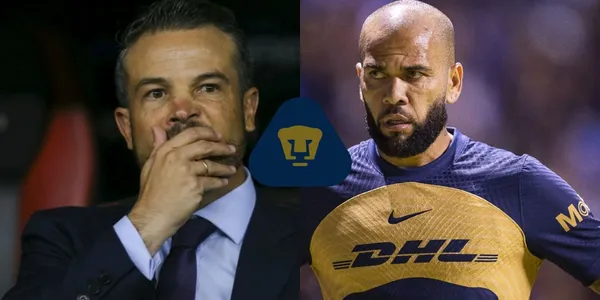 Rafael Puente Jr pone en duda la continuidad de Dani Alves con los Pumas para la siguiente temporada.