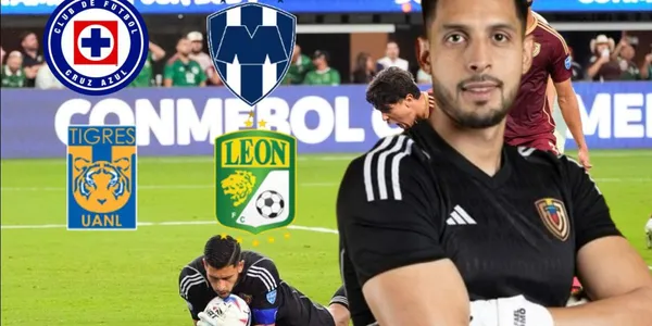 Rafael Romo ataja el penal con el que Venezuela le ganó a México (Fuente: AP)