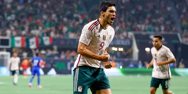Raúl Jiménez anotó su segundo gol con México ante Uzbekistán