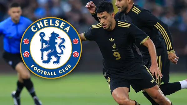 Raúl Jiménez con la selección mexicana en la Copa Oro