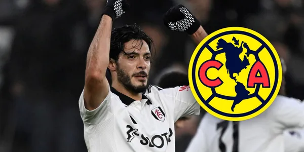 Raúl Jiménez festejando su gol en Fulham / Foto: Olé