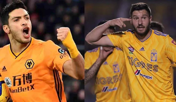 Raúl Jiménez y la particular imagen que usa como inspiración que usa así como el delantero de Tigres, André Gignac.
