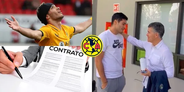 Raúl Jiménez ya está en México y fue visto en las instalaciones de Coapa junto con Héctor González Iñarritu.