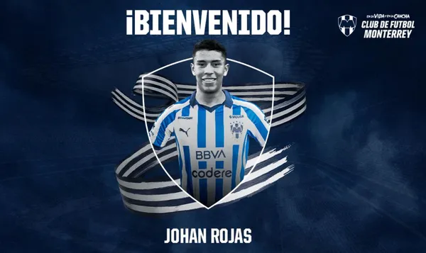 Rayados anuncia a su refuerzo Johan Rojas.