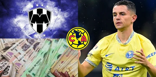 Rayados quiere llevar a como dé lugar a Fidalgo y pone 120 millones sobre la mesa para que América los acepte