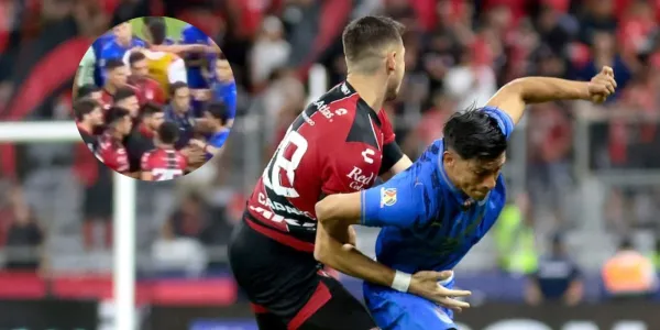 Revelan el motivo detrás de la bronca entre jugadores de Atlas y Chivas tras finalizar el partido