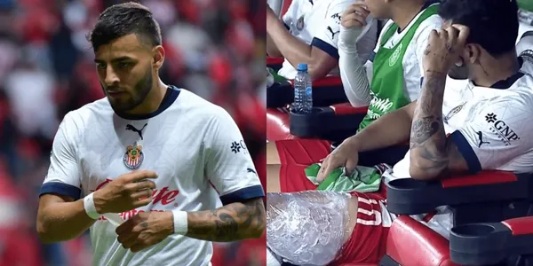 Revelan la gravedad de la lesión de Alexis Vega de cara al partido de vuelta entre Chivas y Atlas