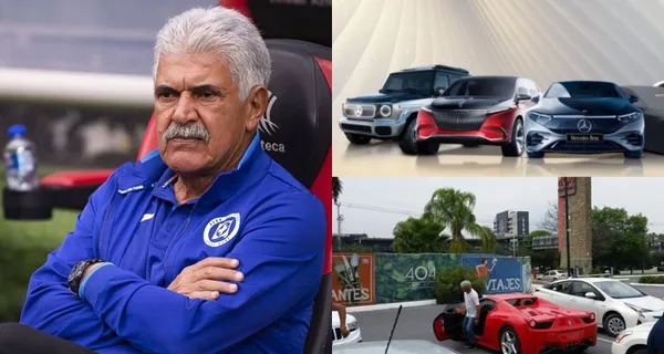 Ricardo Ferretti y el coche de lujo que ahora tiene el entrenador de Cruz Azul, ya no usa el Ferrari.