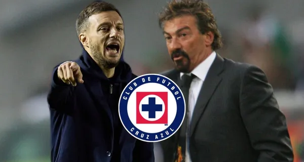 Ricardo La Volpe y Martín Anselmi dirigen un partido de fútbol (Fuente: Mexsports)