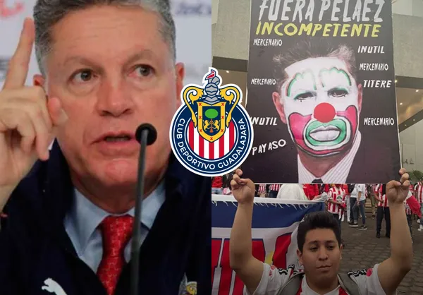 Ricardo Peláez no ha entregado los resultados que prometió cuando llegó a Chivas.