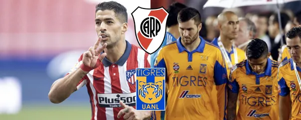 River Plate está cerca de convencer a Luis Suárez mientras Tigres se quedaría con un tronco.