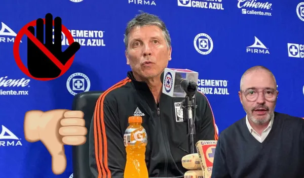 Robert Dante Siboldi tuvo un comportamiento lamentable en el partido ante Cruz Azul.