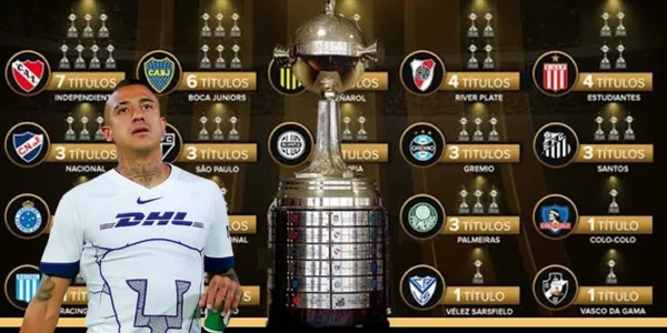 Robert Ergas junto a los equipos campeones de la Copa Libertadores / FOTO Instagram