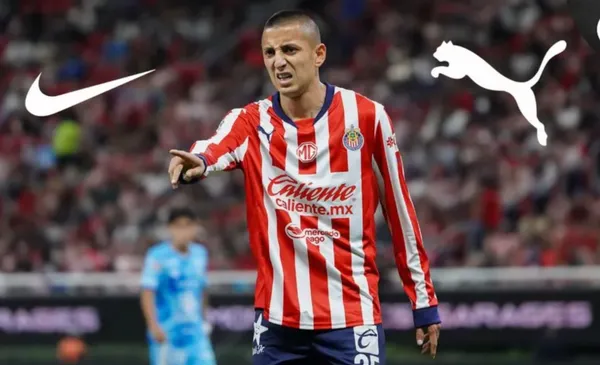 Roberto Alvarado molesto en un juego de las Chivas (Fuente: Mexsports)