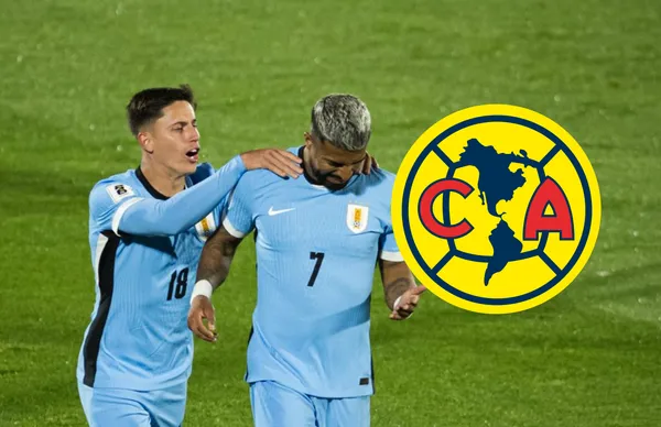 Rodrigo Aguirre y Brian Rodríguez/ Foto Carve Deportiva.