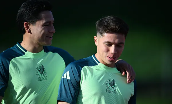 Rodrigo Huescas en práctica con la selección mexicana (Fuente: Mexsports)