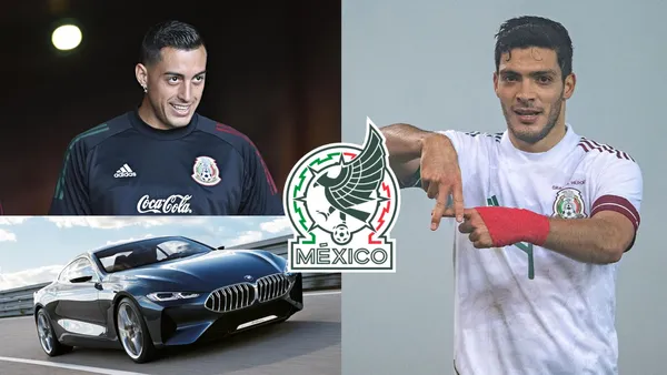 Rogelio Funes Mori prefiere la elegancia de su BMW para llegar a entrenar, mientras que Raúl Jiménez prefiere una manera más modesta