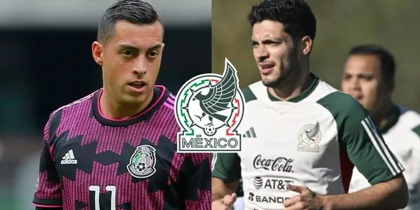 Rogelio Funes Mori y su reacción cuando vio de regreso a Raúl Jiménez en los entrenamientos del Tri
