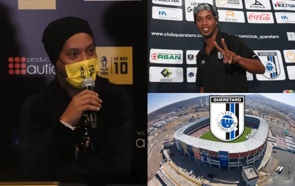 Ronaldinho habló sobre el Querétaro y la solución para salvarlos de su actual crisis.