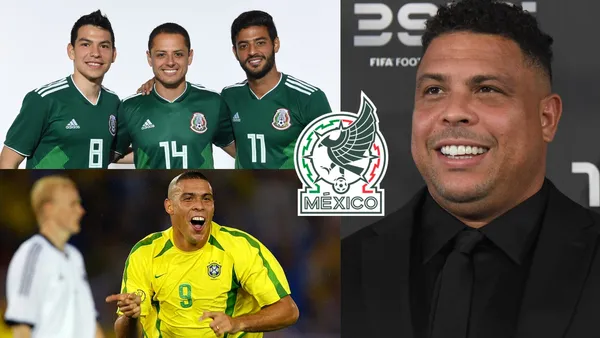 Ronaldo Nazario de Lima enfrentó a varios mexicanos pero solamente reconoce a uno como un verdadero crack