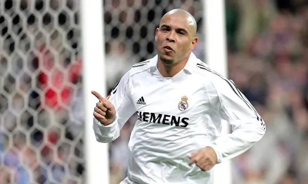 Ronaldo Nazario festeja gol con el Real Madrid (Fuente: Reuters)