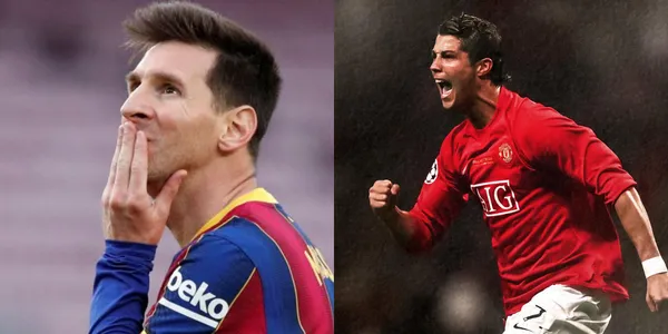Salió un video donde se observa la reacción del argentino cuando vio a Ronaldo en 2008