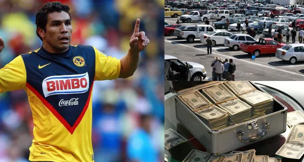 Salvador Cabañas fue una de las figuras que tuvo el cuadro de las Águilas. Tuvo un problema que truncó su carrera, ahora este es su auto.